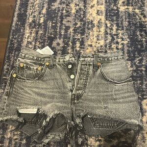 Levi’s Dark Wash Jean Shorts